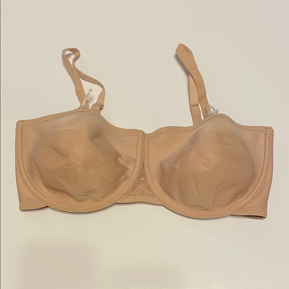 Vanity Fair Nude Convertible Strapless Bra Size 38DD